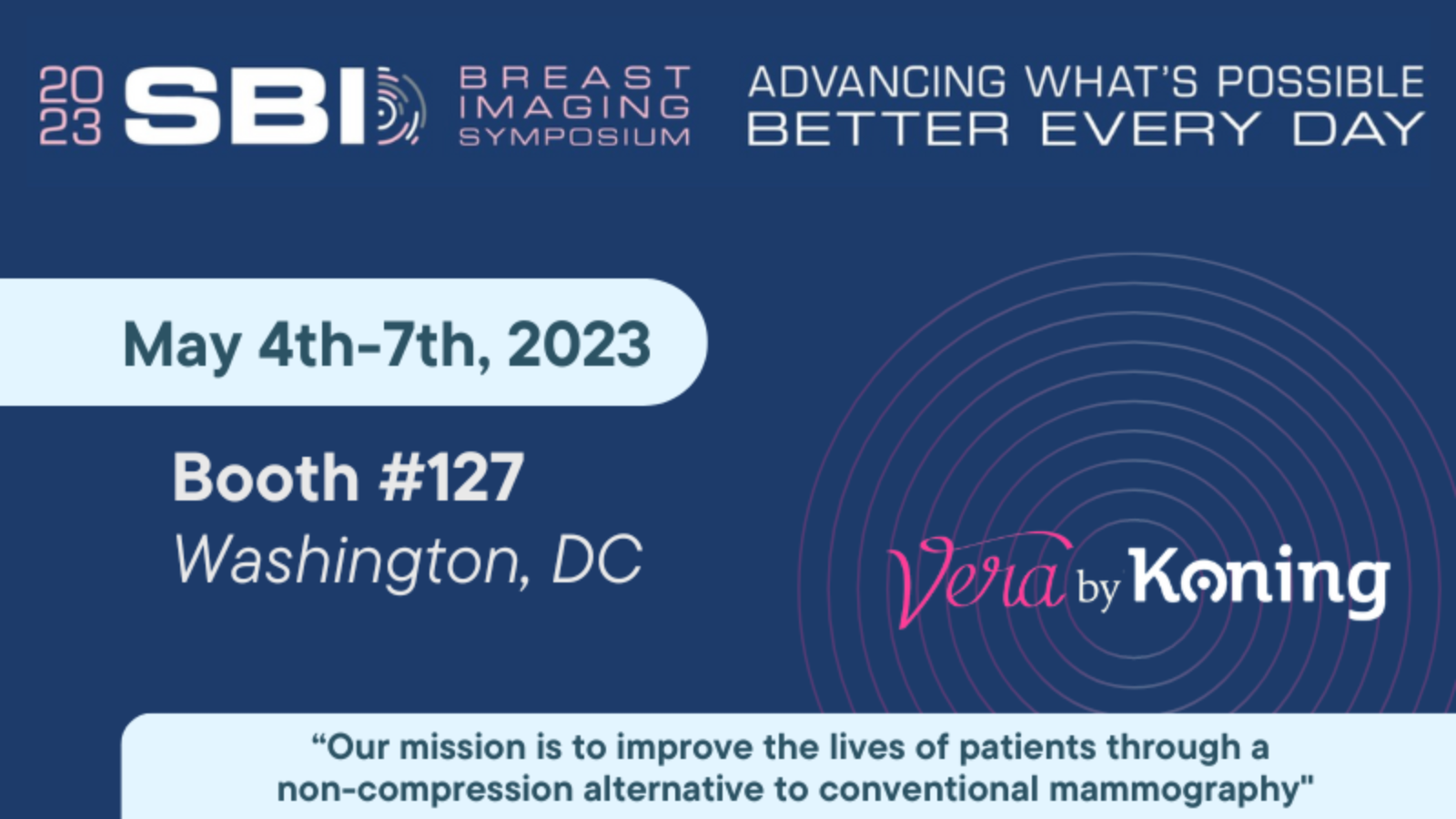 Koning at the Society of Breast Imaging Symposium 2023